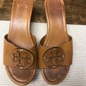 Tory Burch Leather Platform Wedge